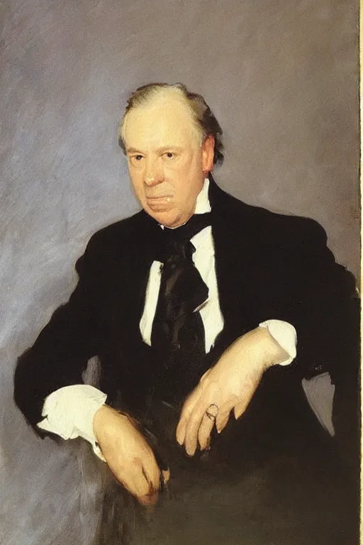 Image similar to “portrait of sir les Patterson, by John singer Sargent”