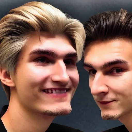 Image similar to really handsome gigachad xqc gigachad gambling : : realistic : : 1 dslr : : 1 - - quality 2