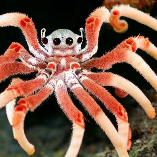 Image similar to an animal that is a genetic combination of spider and octopus