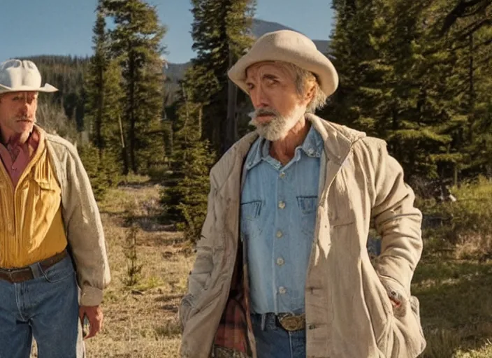 Image similar to First image from Kelly Reichardt's new film Blackadar, starring Mark Rylance as a thrill-seeking alcoholic retiree in a mountain town in 1970s Idaho. Cinematography by Dan Laustsen, shot on Kodak Vision 200T. 8k print.