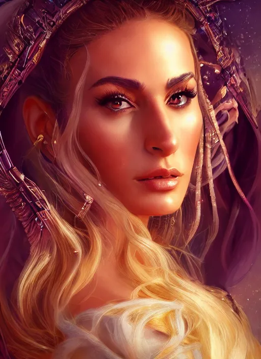 Prompt: carmella wwe | glamorous oily soft polished rich enticing ornate modern | weta disney movie still photo | hi - fructose, sci fi fantasy, golden ratio details, smooth, octane render, sharp focus, artstation, concept art, illustration | rutkowski, artgerm, mucha, wlop, loish |