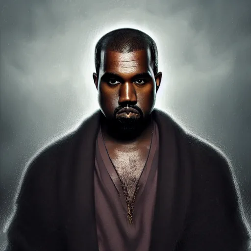 Prompt: Portrait of Kanye West as Homelander, amazing splashscreen artwork, splash art, head slightly tilted, natural light, elegant, intricate, fantasy, atmospheric lighting, cinematic, matte painting, by Greg rutkowski