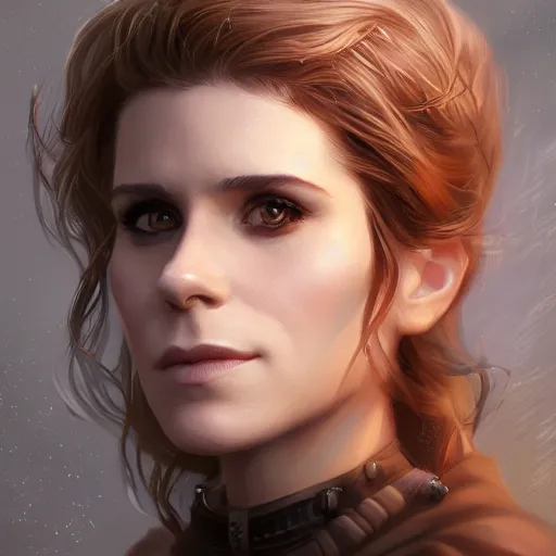 Prompt: a portrait of kate mara as a sorceress, urban motifs, intricate, elegant, highly detailed, digital painting, trending on artstation, concept art, smooth sharp focus, illustration, art by artgerm and greg rutkowski