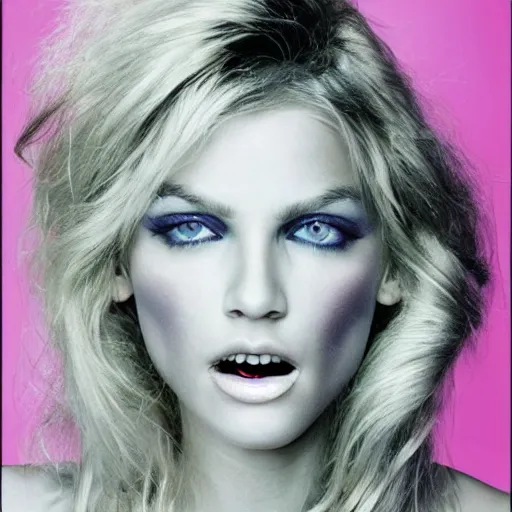 Image similar to cute blonde girl by David Lachapelle
