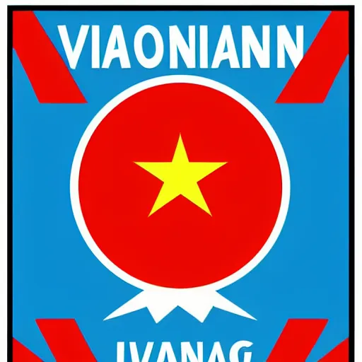 Prompt: Icon representing Vietnam. propaganda poster. pop art. poster. Trending on ArtStation.