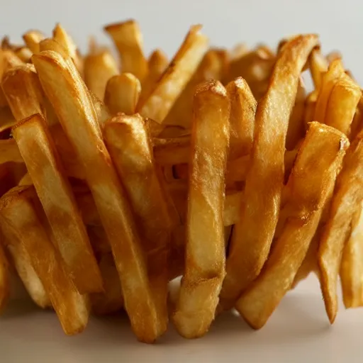 Image similar to a crown made of french fries