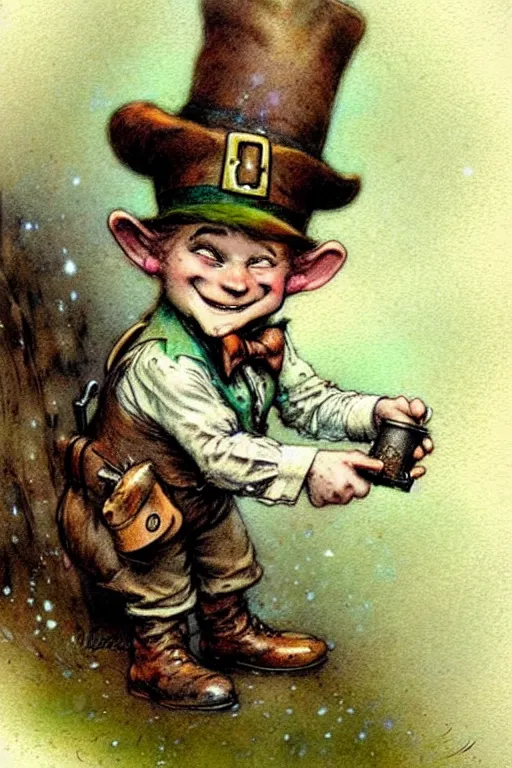 Prompt: ( ( ( ( ( 1 9 5 0 s leprechaun. muted colors. ) ) ) ) ) by jean - baptiste monge!!!!!!!!!!!!!!!!!!!!!!!!!!!!!!