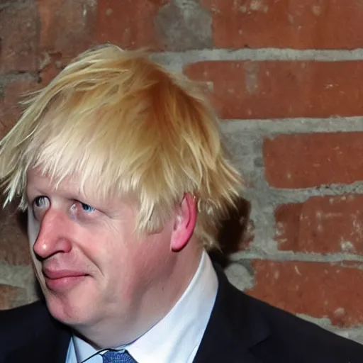 Image similar to Boris Johnson with dark brown hair