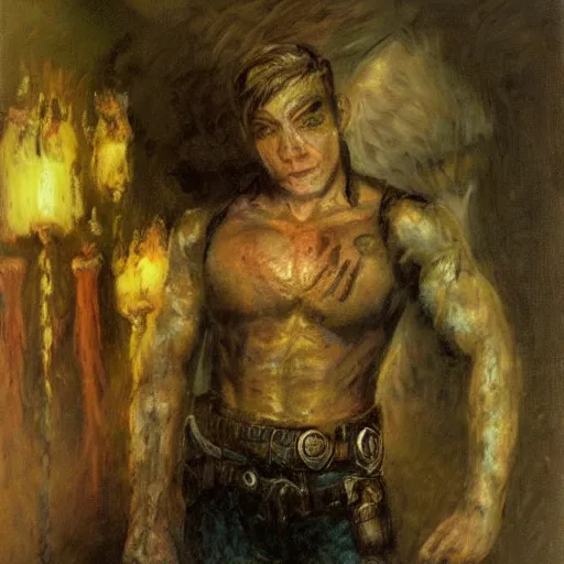 Image similar to Gaston Bussiere portrait of the Grunt from Amnesia: The Dark Descent