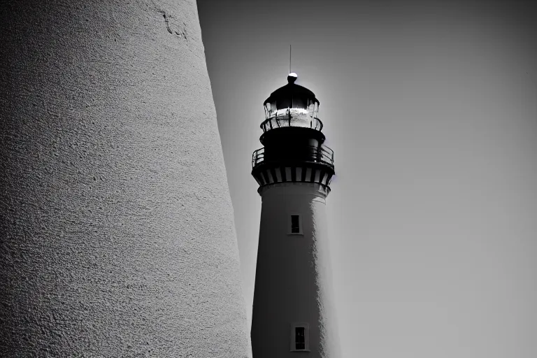 Image similar to film still of a lighthouse, photography, natural light, cinematic, 8 k