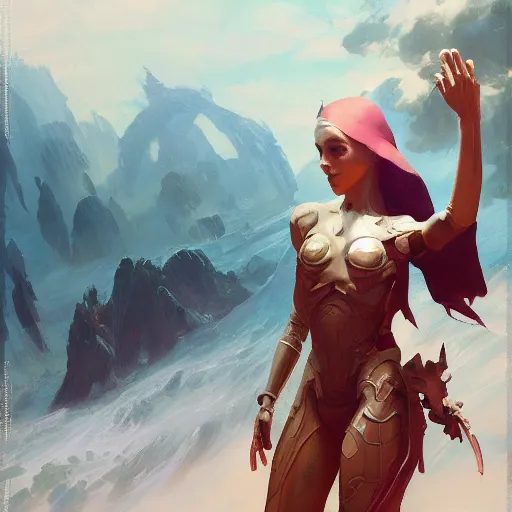 Image similar to elysium, organic painting, matte painting, bold shapes, hard edges, aesthetic octane render, unreal engine, trending on artstation, by greg manchess, huang guangjian, gil elvgren, sachin teng, greg rutkowski, magali villeneuve, artgerm, jeremy lipkin, michael garmash and, rey