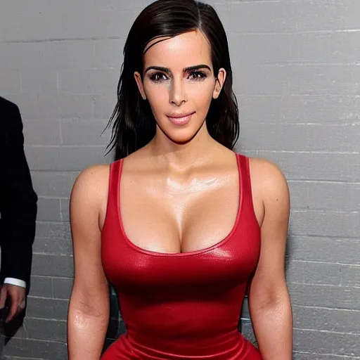 Prompt: a woman who is a genetic combination of! kim kardashian and emma watson face and upper - body focus, detailed eyes