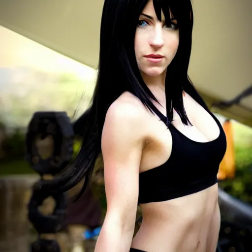 Image similar to Tifa Lockhart in real life