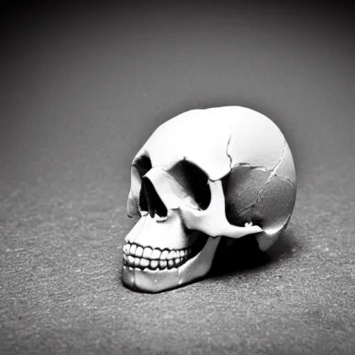 Image similar to d 2 0 merged with a skull, realistic photography, high detailed