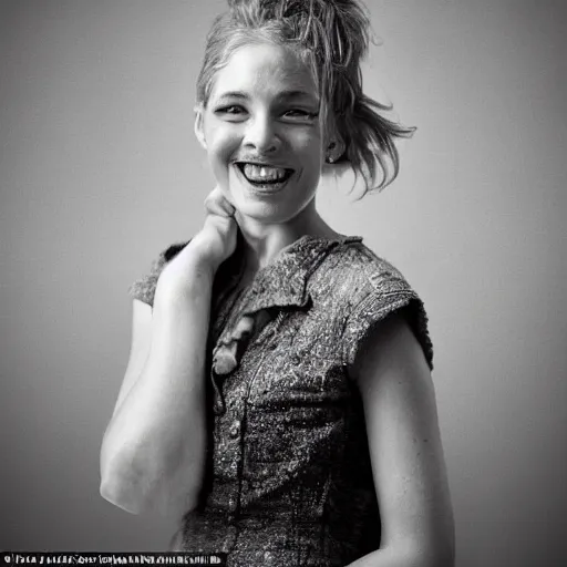 Prompt: an amazing award winning photo of a happy female, very sharp, hyperdetailed, cinematic atmospheric photo