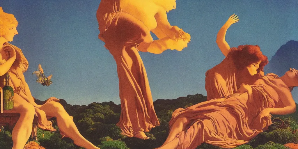 Image similar to !dream ad by Maxfield Parrish