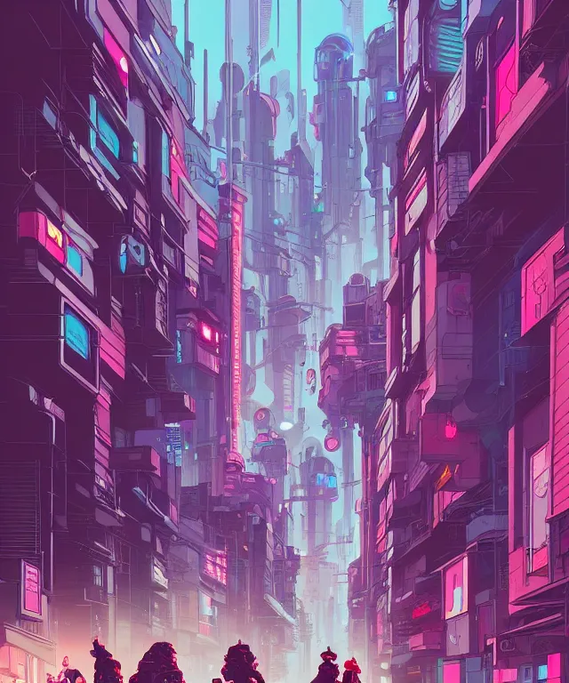 Image similar to a street view of a cyberpunk city, fantasy, elegant, digital painting, artstation, concept art, matte, sharp focus, illustration, art by josan gonzalez