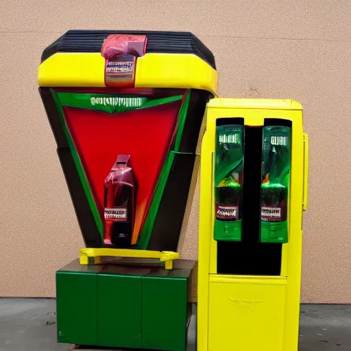 Prompt: seductive mountain dew machine transformer