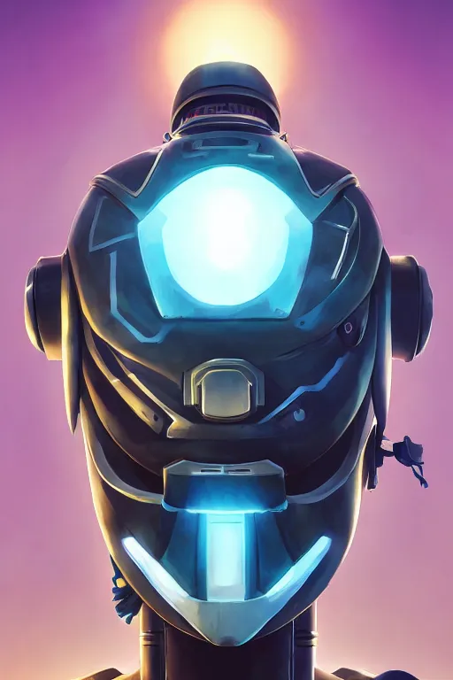 Image similar to epic mask helmet robot ninja portrait stylized as fornite style game design fanart by concept artist gervasio canda, behance hd by jesper ejsing, by rhads, makoto shinkai and lois van baarle, ilya kuvshinov, rossdraws global illumination radiating a glowing aura global illumination ray tracing hdr render in unreal engine 5