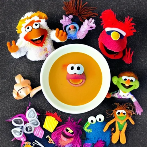 Image similar to muppet alphabet soup