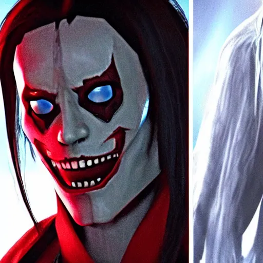 Image similar to jared leto as morbius in fortnite