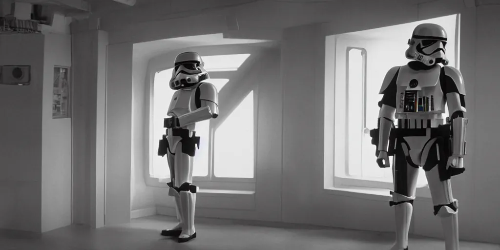 a film still of star wars directed by Stanley Kubrick, Stable Diffusion