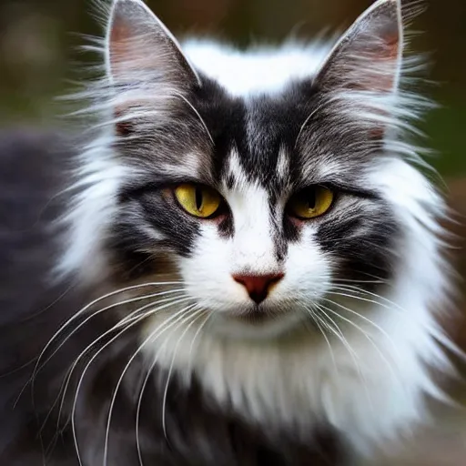 Image similar to a norwegian forest cat.