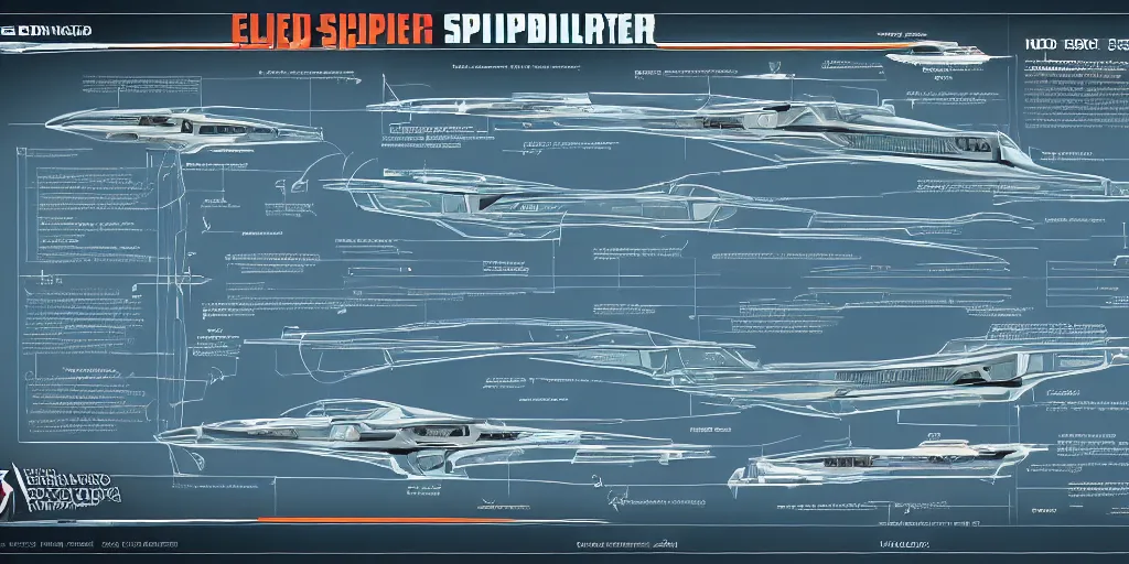 Prompt: Detailed Infographic Blueprint of The Unfriendly Viper spaceship in style of Elite Dangerous