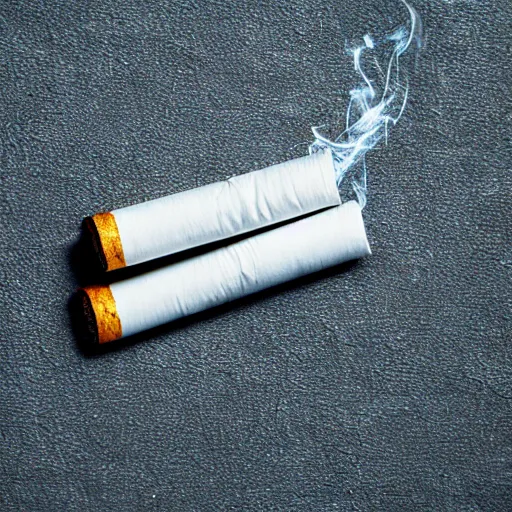 Prompt: realistic photo of cigarette