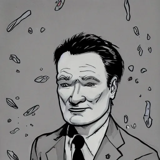 Prompt: conan o'brien, by john blanche