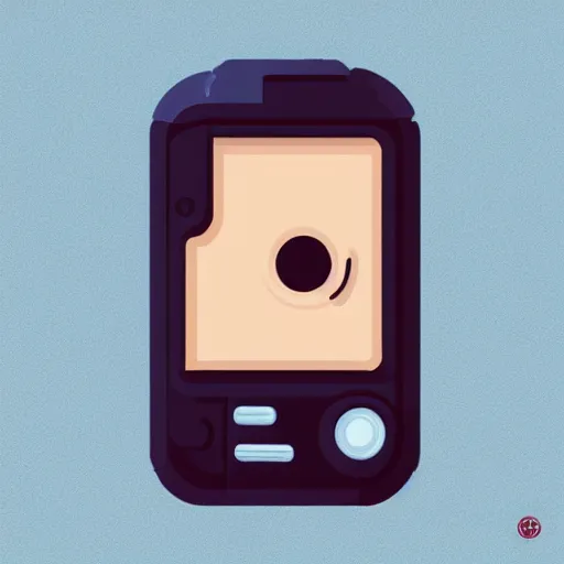 Image similar to face icon stylized minimalist game boy sp, loftis, cory behance hd by jesper ejsing, by rhads, makoto shinkai and lois van baarle, ilya kuvshinov, rossdraws global illumination