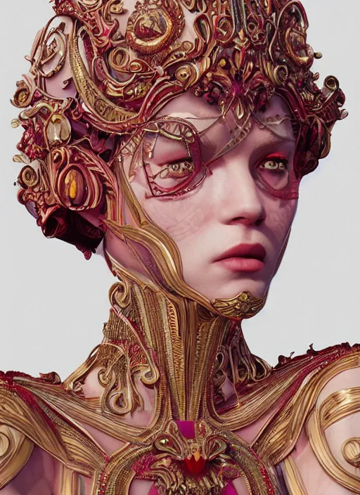 Image similar to perfect skin :: by Martine Johanna :: ornate, dynamic, particulate, rich colors, intricate, elegant, centered, artstation, smooth, sharp focus, octane render, 3d