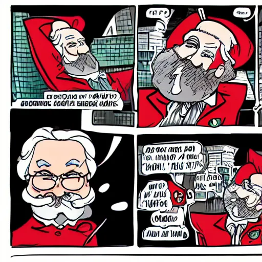 Prompt: a comic about marx being too attractive by ben garrison