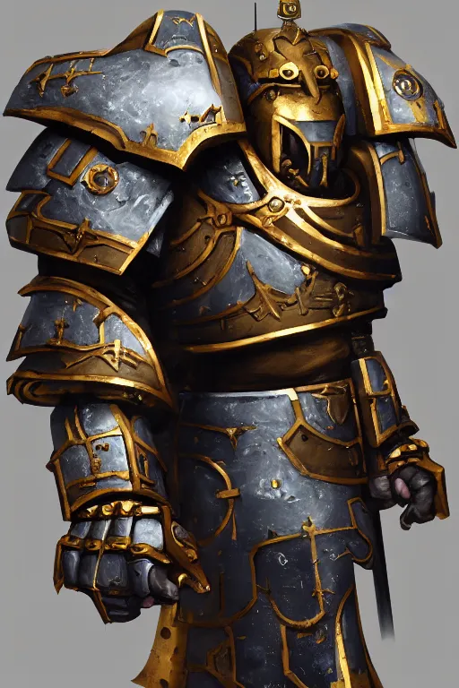 Image similar to armor portrait heros warhammer 4 0 k horus heresy fanart - the primarchs emperor by johannes helgeson animated with vfx concept artist & illustrator global illumination ray tracing hdr fanart arstation zbrush central hardmesh 8 k octane renderer comics stylized