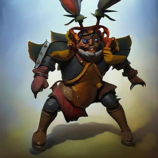 Image similar to greg manchess portrait painting of partially armored tweedles from alice in wonderland as overwatch character, medium shot, asymmetrical, profile picture, organic painting, sunny day, matte painting, bold shapes, hard edges, street art, trending on artstation, by huang guangjian, gil elvgren, ruan jia, randy vargas, greg rutkowski