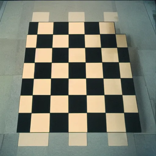 Prompt: chessboard by Rinko Kawaichi, film photo, Kodachrome