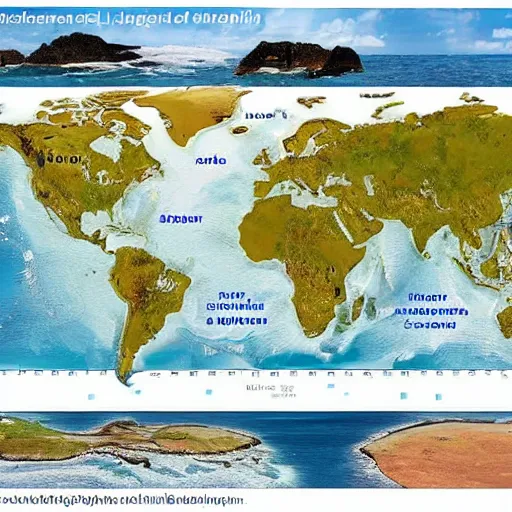 Image similar to this is a land on an unforgiving world of churning oceans and jagged coastlines. every habitable island is situated somewhere along the planet's equator where the weather is still volatile but more hospitable than any points to the north or south