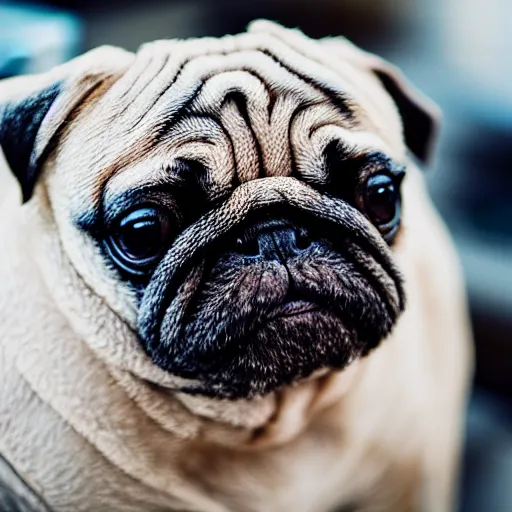 Image similar to a Tardigrade Pug Hybrid, A tardigrade that looks like a pug, afternoon hangout, good times photograph, candid