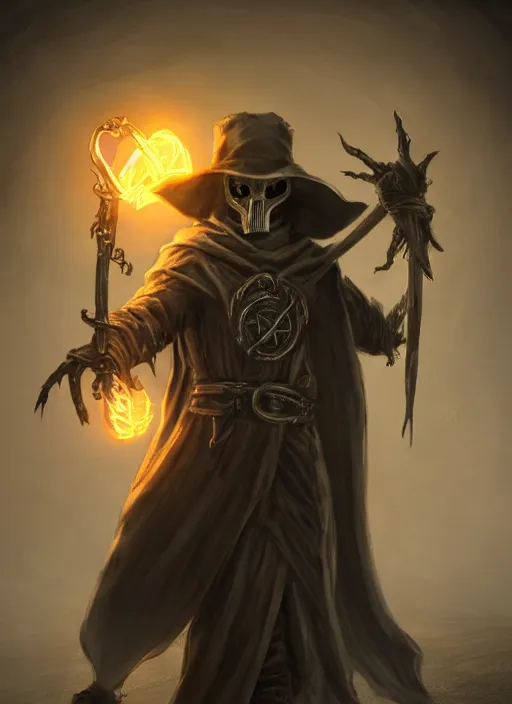 Image similar to plague doctor ultra detailed fantasy, elden ring, realistic, dnd character portrait, full body, dnd, rpg, lotr game design fanart by concept art, behance hd, artstation, deviantart, global illumination radiating a glowing aura global illumination ray tracing hdr render in unreal engine 5