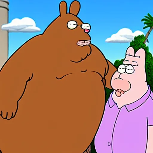 Image similar to Big Chungus in family guy