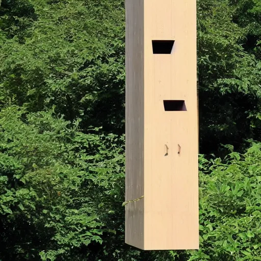 Image similar to large scale bat box designed by Norman Foster