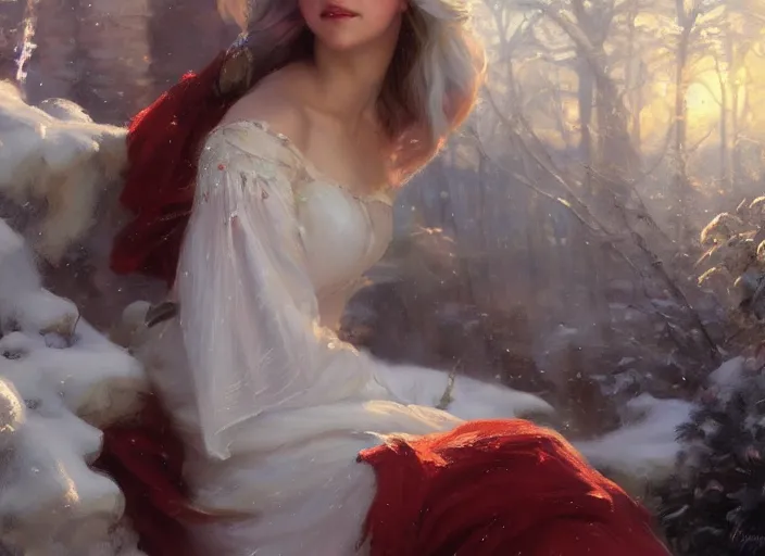 Image similar to ciri in the white frost by vladimir volegov and alexander averin and delphin enjolras and daniel f. gerhartz