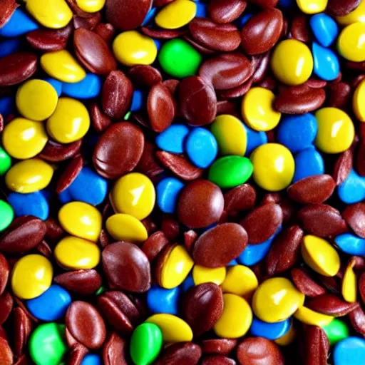 Image similar to peanut m & ms exploding, photo