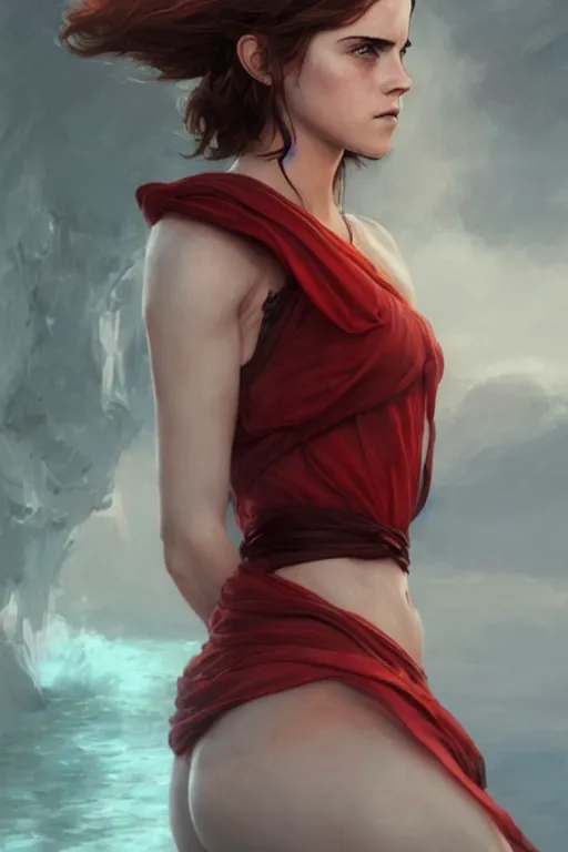 Image similar to goddess of the scarlet rot emma watson, highly detailed, digital painting, artstation, concept art, smooth, sharp focus, illustration, unreal engine 5, 8 k, art by artgerm and greg rutkowski and edgar maxence