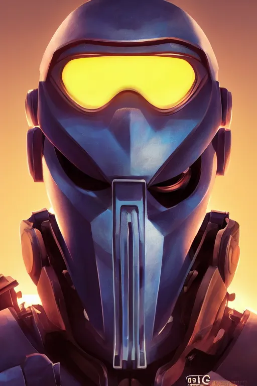 Image similar to epic mask helmet robot ninja portrait stylized as fornite style game design fanart by concept artist gervasio canda, behance hd by jesper ejsing, by rhads, makoto shinkai and lois van baarle, ilya kuvshinov, rossdraws global illumination radiating a glowing aura global illumination ray tracing hdr render in unreal engine 5