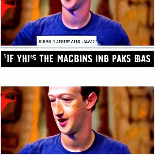 Image similar to meme about mark zuckerberg and gummy bears