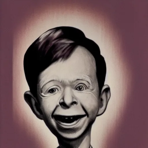 Image similar to portrait of alfred e neuman