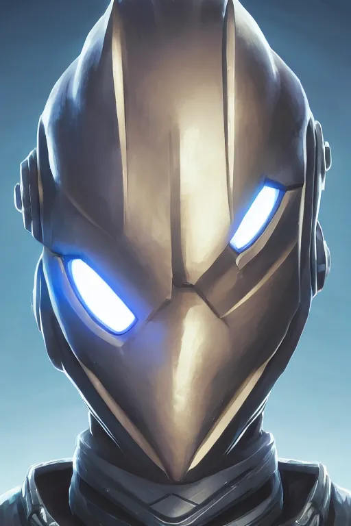 Image similar to epic mask helmet robot ninja portrait stylized as fornite style game design fanart by concept artist gervasio canda, behance hd by jesper ejsing, by rhads, makoto shinkai and lois van baarle, ilya kuvshinov, rossdraws global illumination radiating a glowing aura global illumination ray tracing hdr render in unreal engine 5