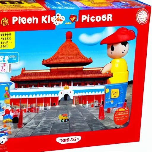 Image similar to Tiananmen square fisher price kit