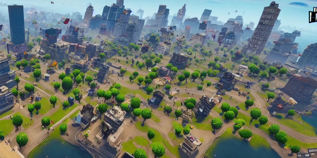 Image similar to New York map location in Fortnite